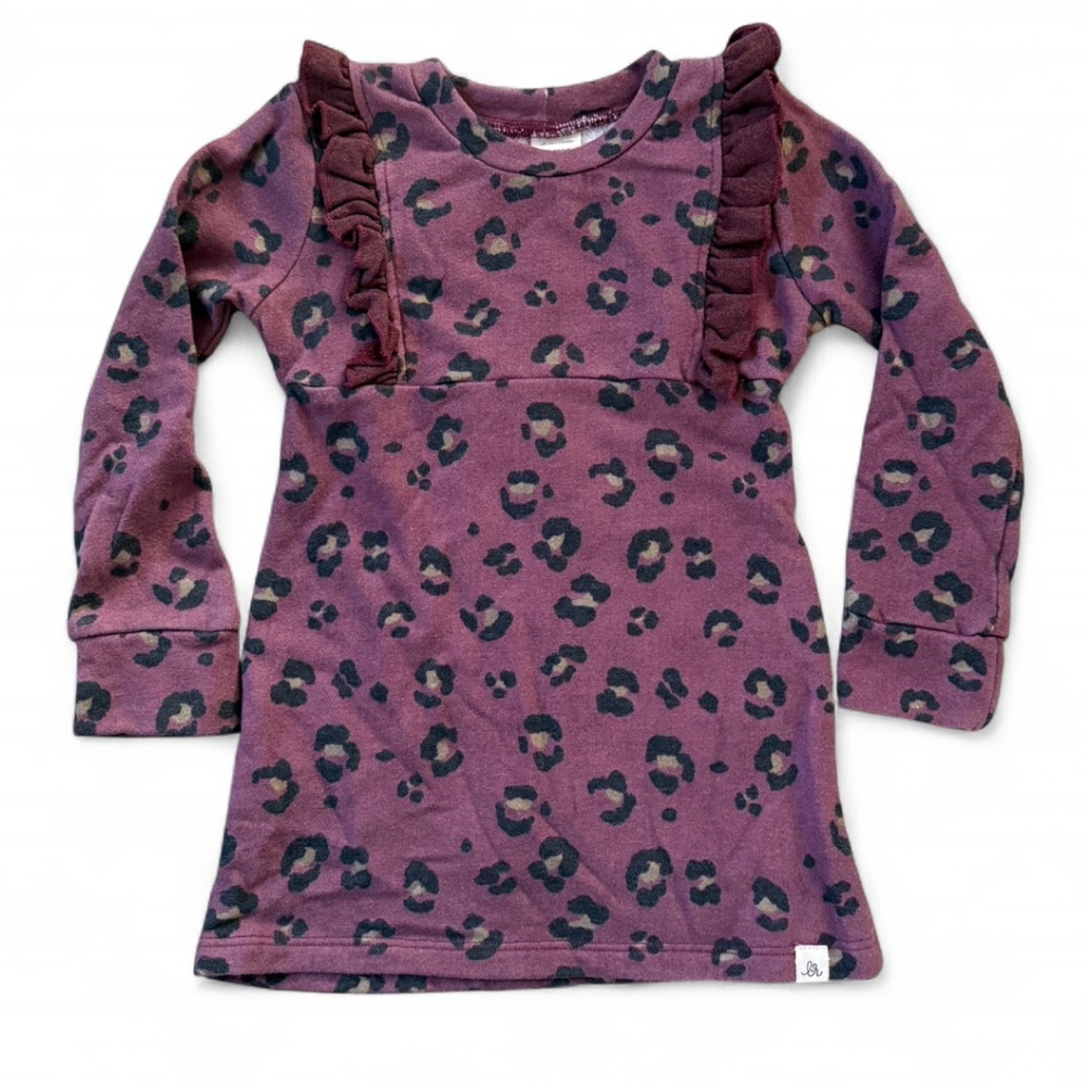 Lulu & Roo leopard print sweater dress